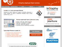 Tablet Screenshot of insophy.cz